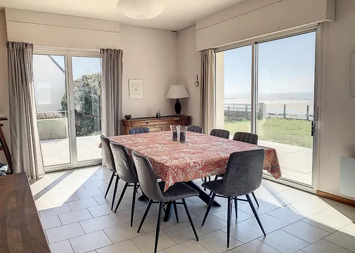 Avec Jardin Et Acces Direct Plage, Terrasse, 5 Chambres, 2 Salles D'eau, Wifi, Parking - Fr-1-361-132 생-페르-쉬르-메르